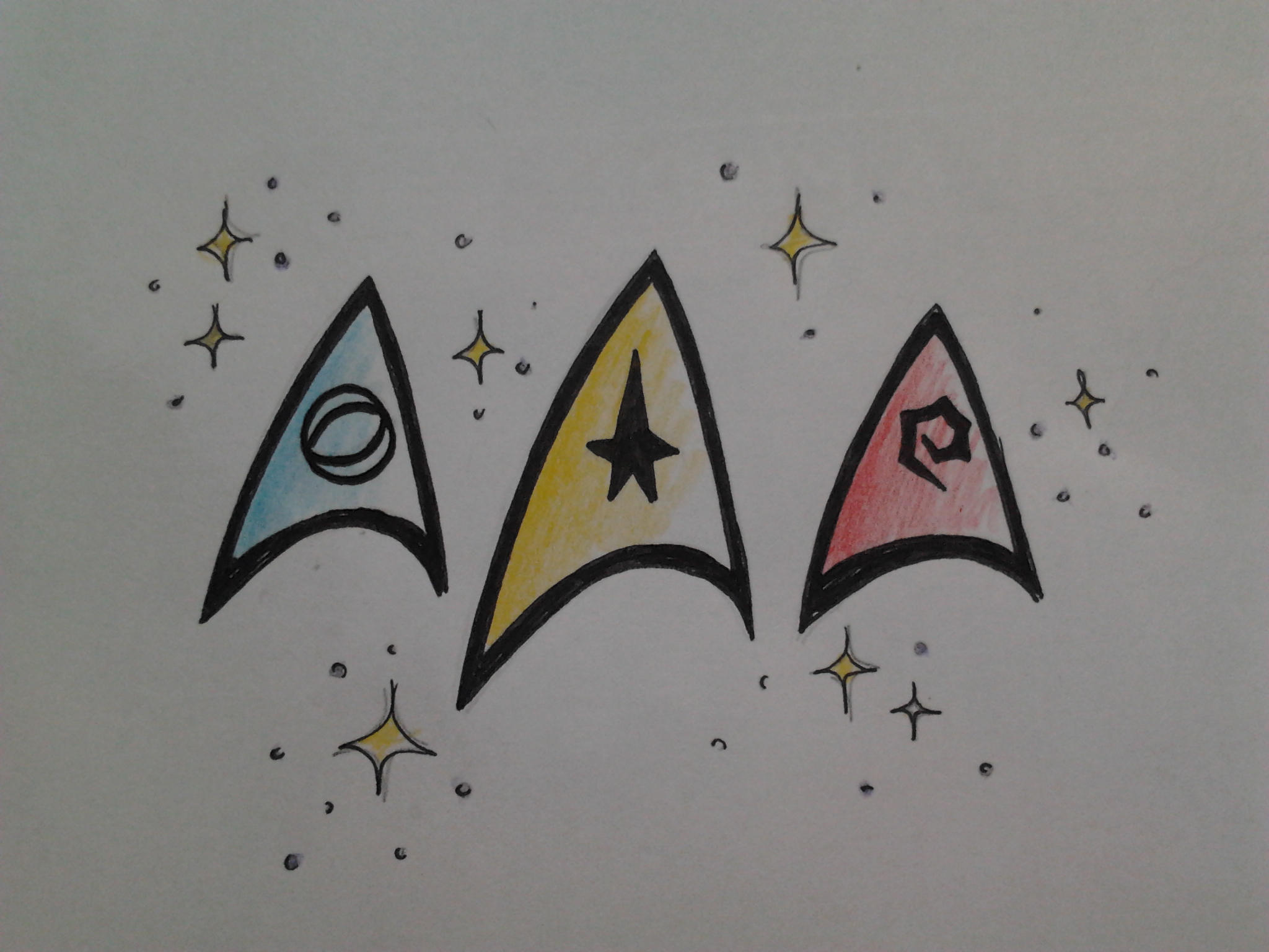 2048x1536 star trek logo - Star Trek Drawings