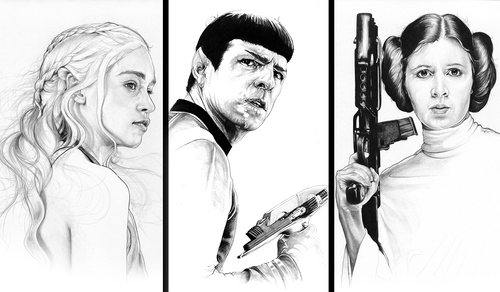 500x292 Design Stack A Blog About Art, Design And Architecture Game - Star Trek Drawings