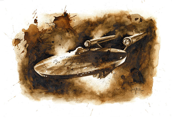 700x485 starship enterprise - Star Trek Enterprise Drawing