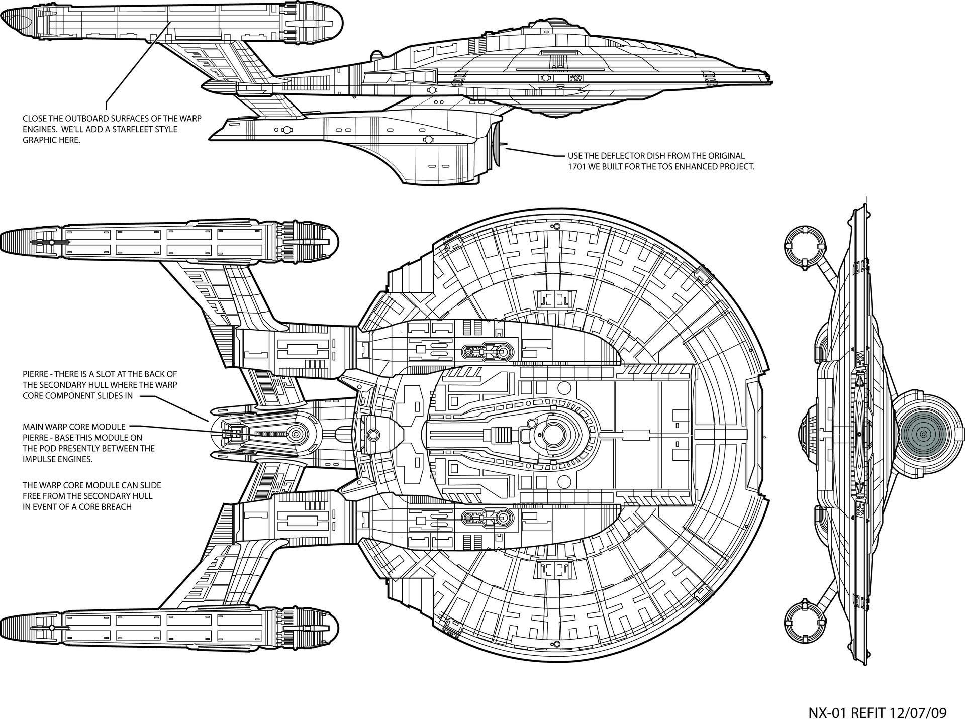 Star Trek Enterprise Drawing at Explore collection