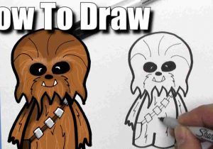 300x210 droid easy chibi step - Star Wars Cartoon Drawing