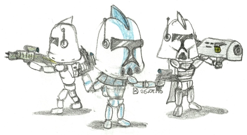 500x274 Clone Wars Cartoon - Star Wars Cartoon Drawing