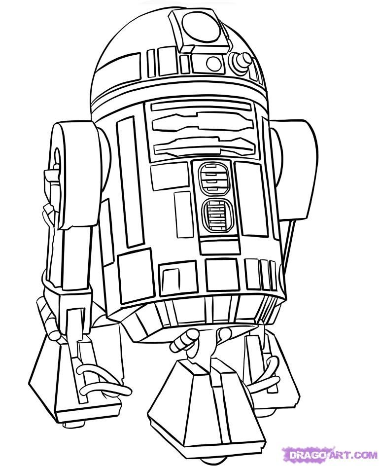 771x945 How To Draw Step - Star Wars Characters Drawings