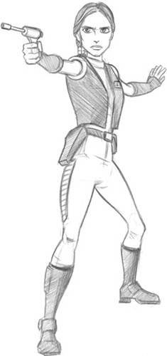 235x500 draw star wars the clone wars - Star Wars Clone Drawing