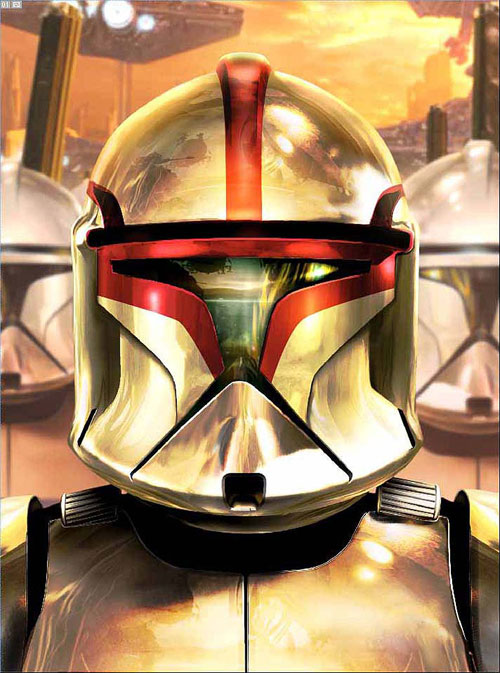 500x673 Star Wars Drawings And Illustrations - Star Wars Clone Drawing