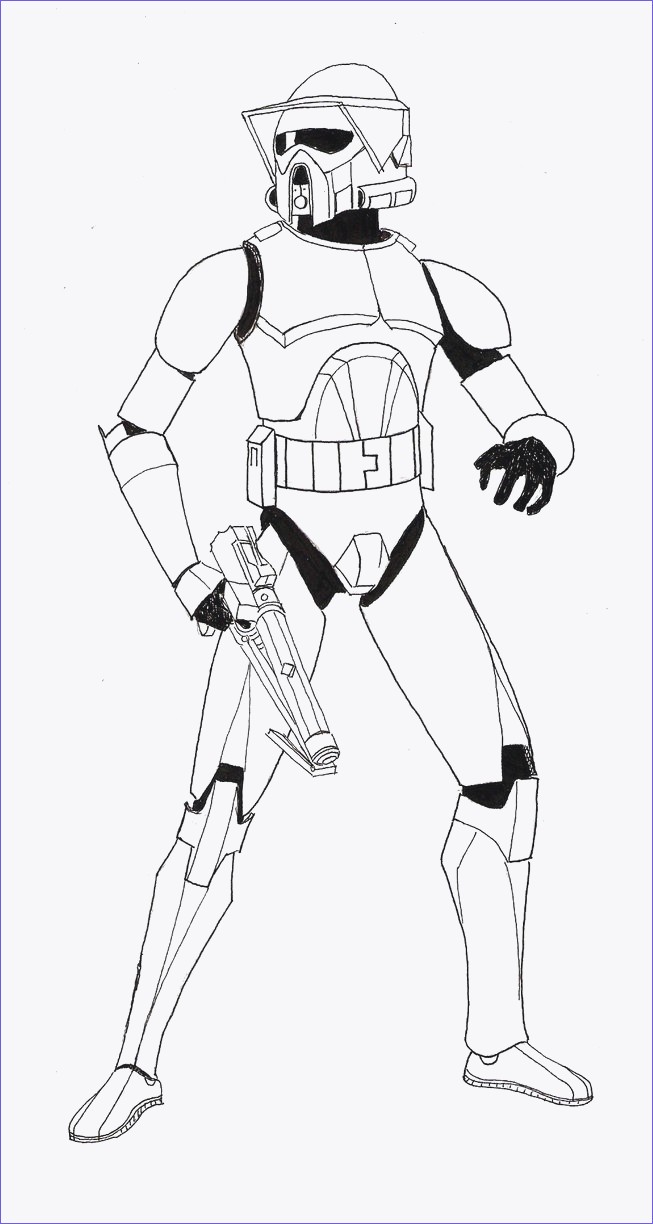 Star Wars Clone Trooper Drawing at PaintingValley.com | Explore ...