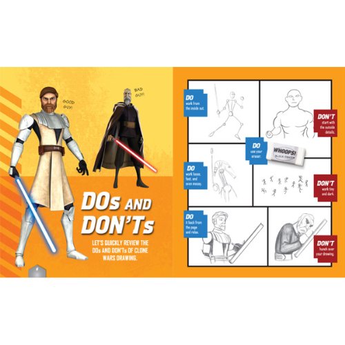 500x500 draw star wars the clone wars editors of klutz, bonnie burton - Star Wars Clone Wars Drawings