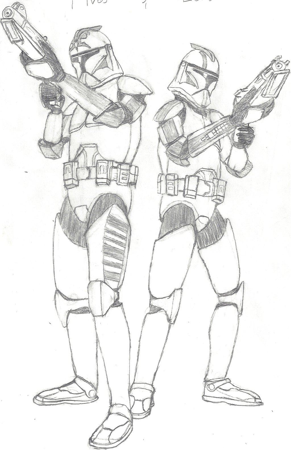 1024x1580 huge collection of 'clone wars drawing' download more than - Star Wars Clone Wars Drawings