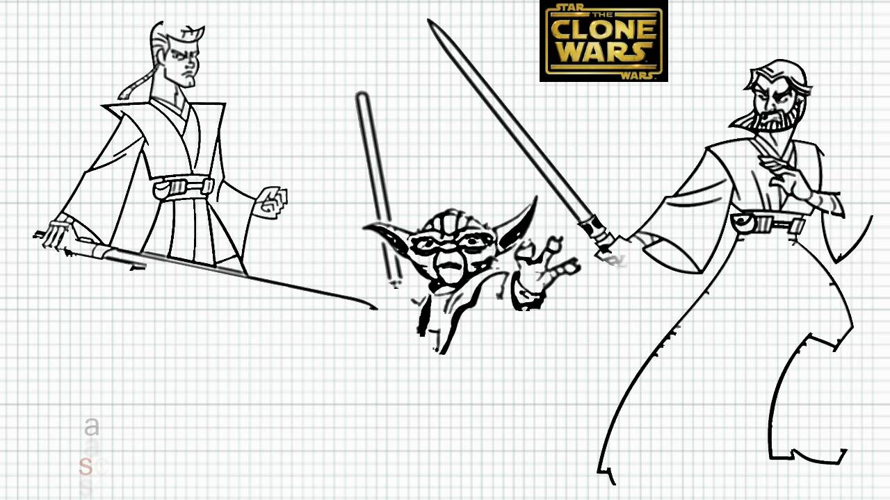 1280x720 star wars - Star Wars Clone Wars Drawings