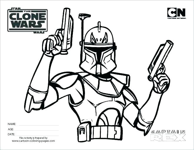 660x510 clone trooper coloring - Star Wars Clone Wars Drawings