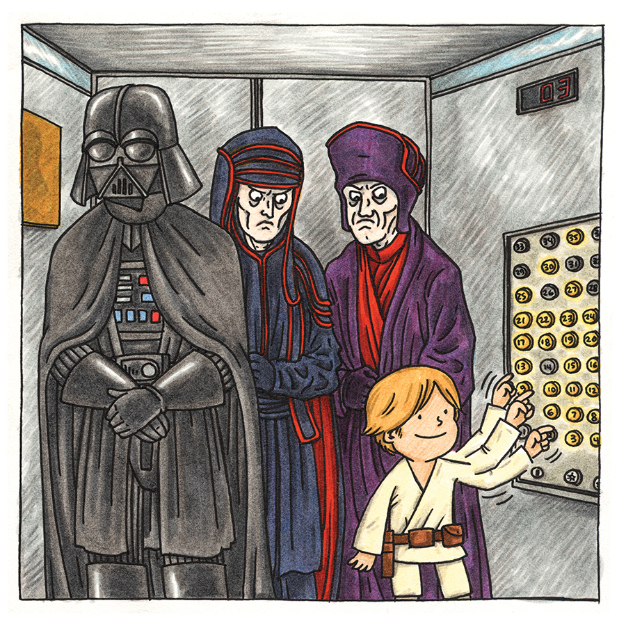 900x900 making darth vader a dad jeffrey brown on his all ages star wars - Star Wars Darth Vader Drawing