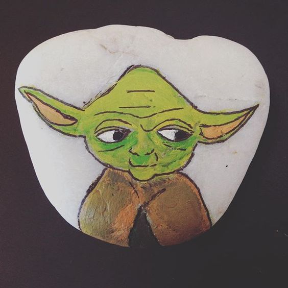 564x564 Star Wars Inspired Rock Painting Ideas - Star Wars Drawing Ideas