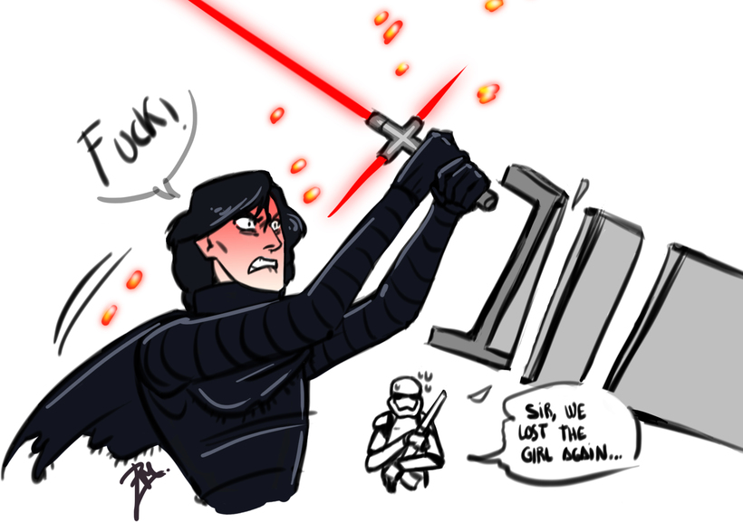 820x577 kylo ren drawings - Star Wars Drawings