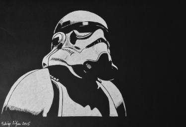 375x257 starwars drawings for sale saatchi art - Star Wars Drawings