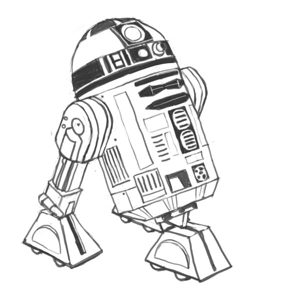 600x600 Huge Collection Of Drawing Easy' Download More Than - Star Wars Drawings Easy
