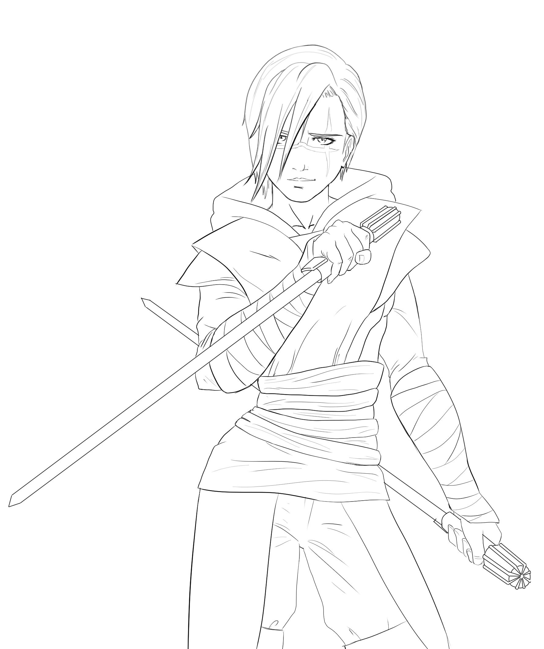 Star Wars Line Drawing