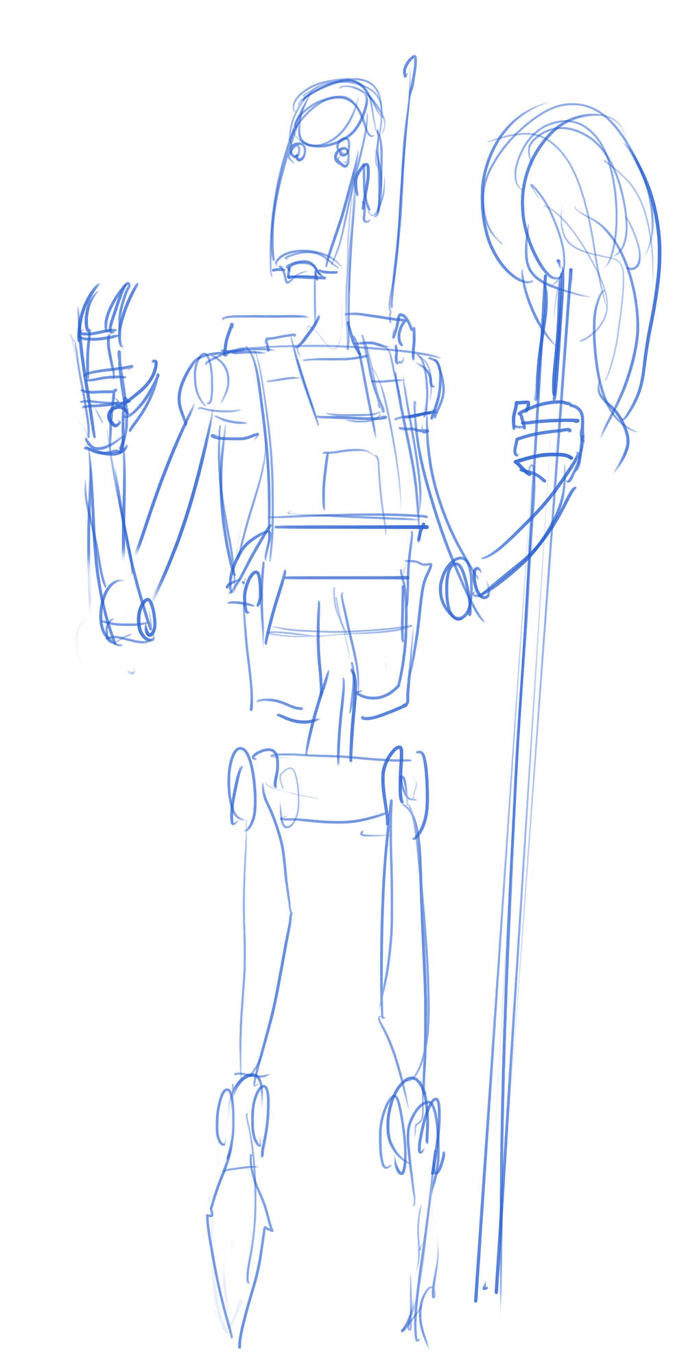 1000x1983 New Book Star Wars Droidography, From Sketch To Page - Star Wars Line Drawing