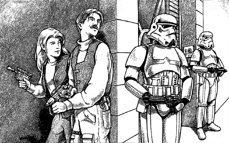 795x497 Chris Trevas Wookieepedia Fandom Powered - Star Wars Line Drawing