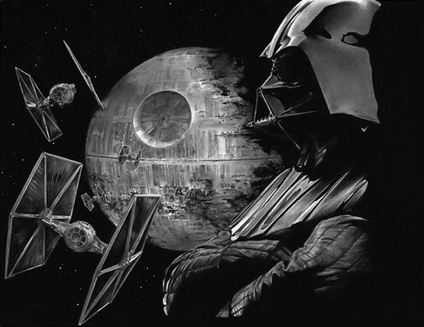 600x463 Create Your Own Star Wars Fan Art With Pencils - Star Wars Pencil Drawings