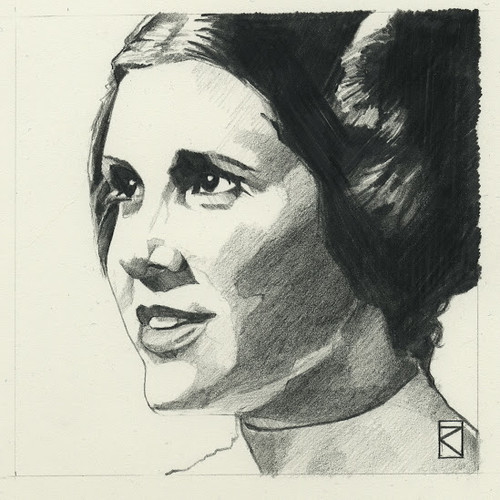 500x500 Beautiful Star Wars Pencil Illustrations - Star Wars Pencil Drawings