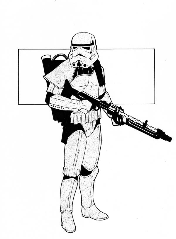 600x816 Art Ink Drawings Star Wars Drawings - Star Wars Stormtrooper Drawing