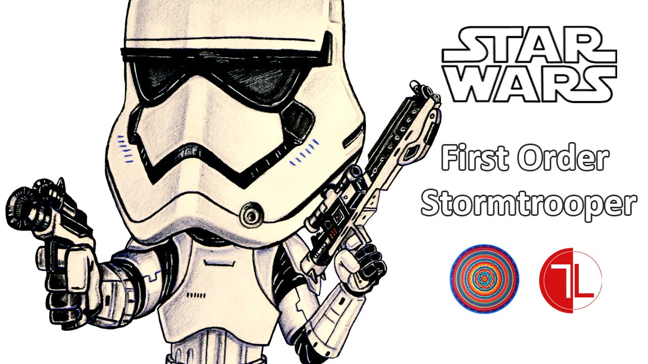 1280x720 Star Wars The Force Awakens - Star Wars Stormtrooper Drawing