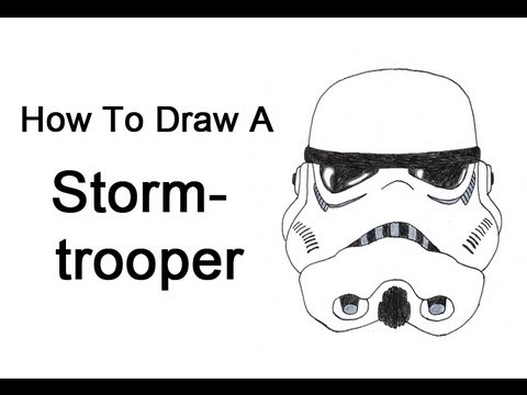 480x360 how to draw a stormtrooper - Star Wars Stormtrooper Helmet Drawing
