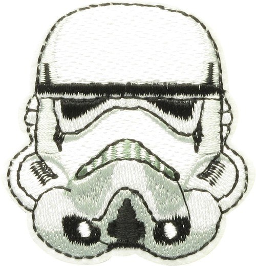500x519 star wars stormtrooper helmet patch - Star Wars Stormtrooper Helmet Drawing