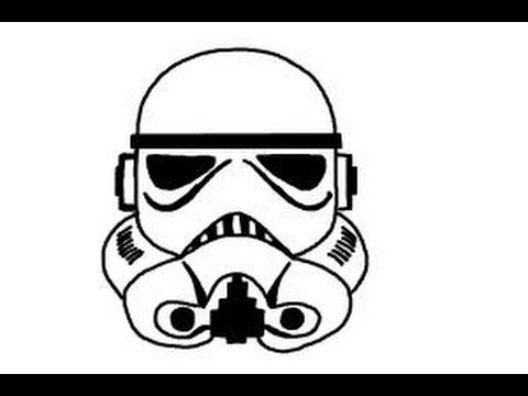 480x360 stormtrooper drawing free download - Star Wars Stormtrooper Helmet Drawing