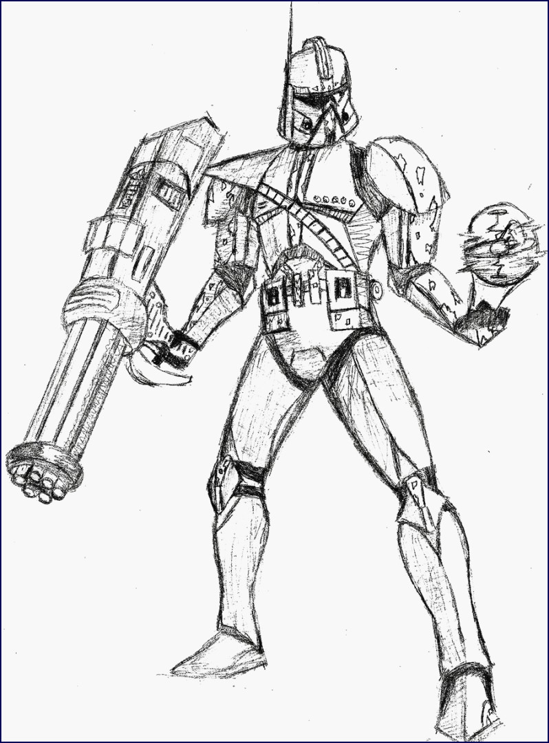 798x1080 star wars clone wars arc trooper coloring pages - Star Wars The Clone Wars Drawings