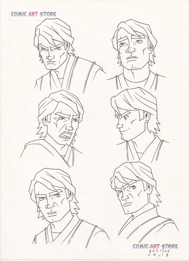 744x1024 star wars the clone wars magazine - Star Wars The Clone Wars Drawings