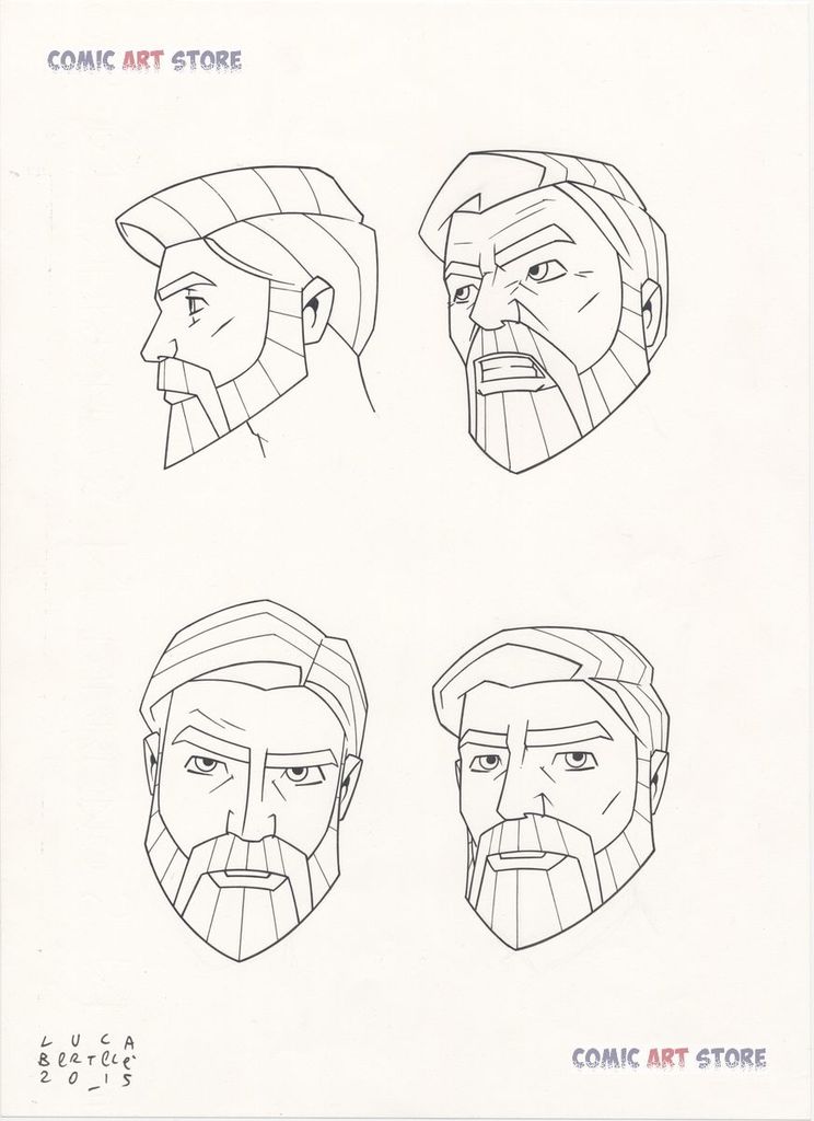 744x1024 star wars the clone wars magazine archives comic art store - Star Wars The Clone Wars Drawings