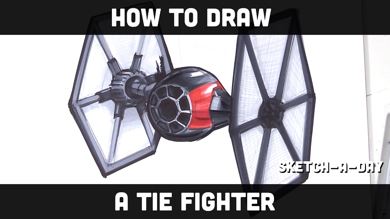 1280x720 how to draw a star wars tie fighter - Star Wars Tie Fighter Drawing