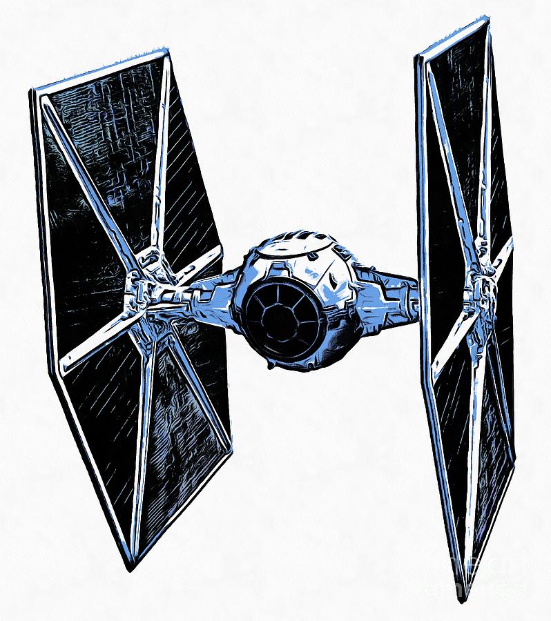 798x900 star wars tie fighter digital art - Star Wars Tie Fighter Drawing