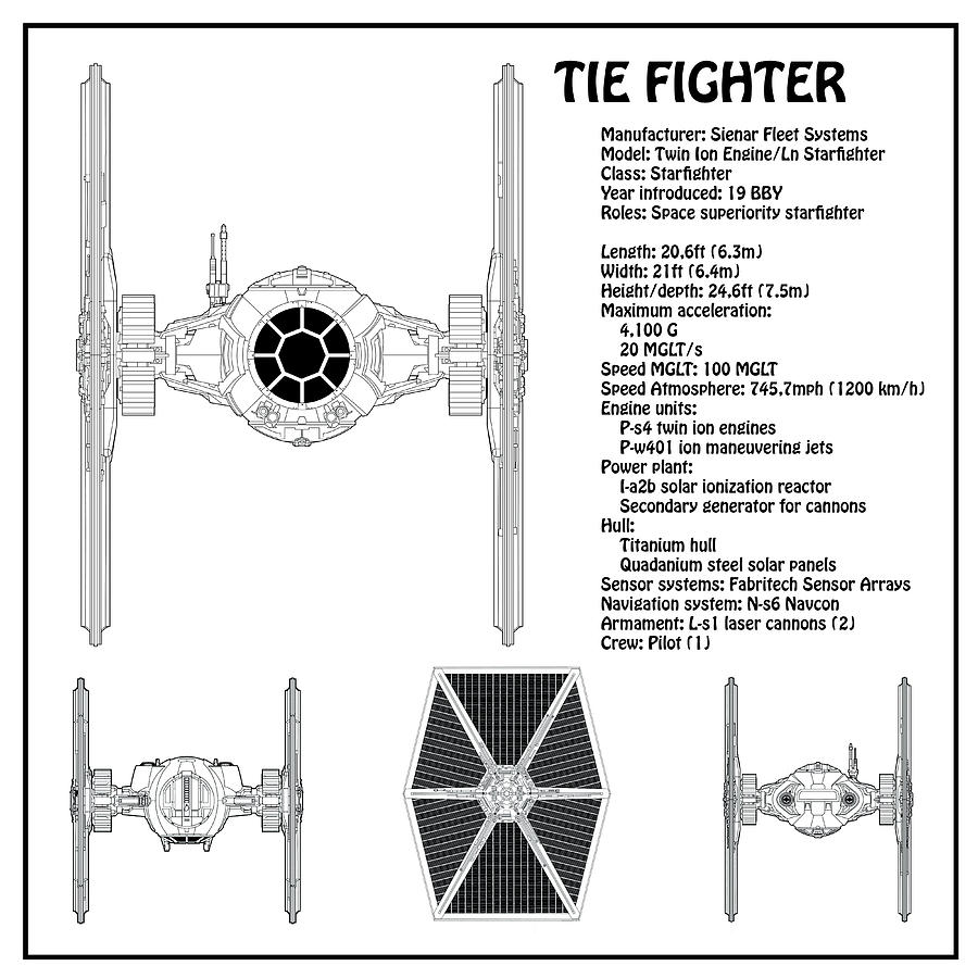 Star Wars Tie Fighter Drawing at Explore