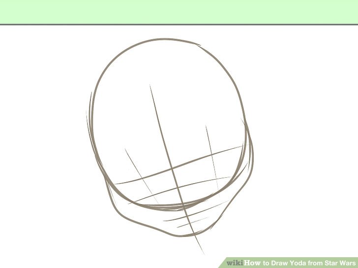 728x546 how to draw yoda from star wars steps - Star Wars Yoda Drawing