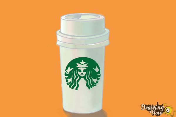600x400 how to draw a starbucks cup - Starbucks Coffee Drawing