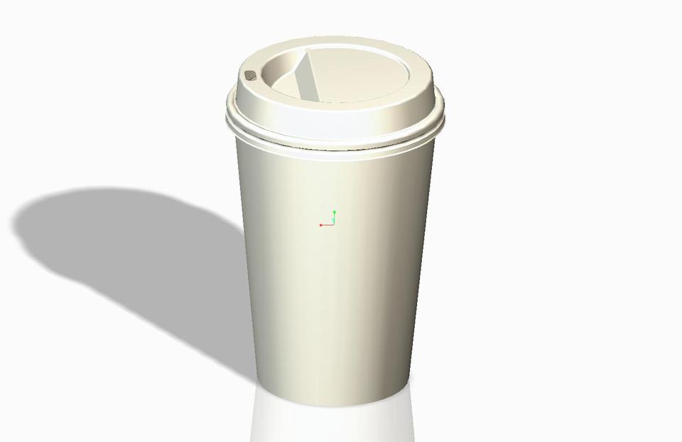 960x623 starbucks coffee cup and lid cad model library grabcad - Starbucks Coffee Drawing