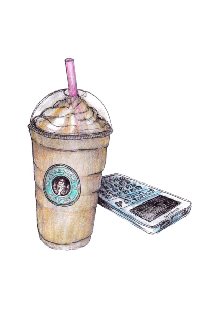 400x634 download free png coffee drawing milkshake starbucks latte png - Starbucks Coffee Drawing