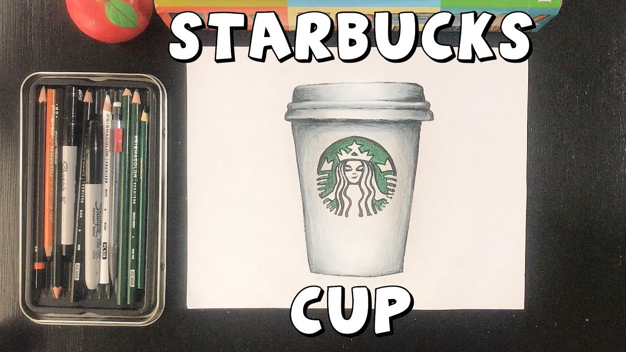 1280x720 how to draw a starbucks cup - Starbucks Cup Drawing
