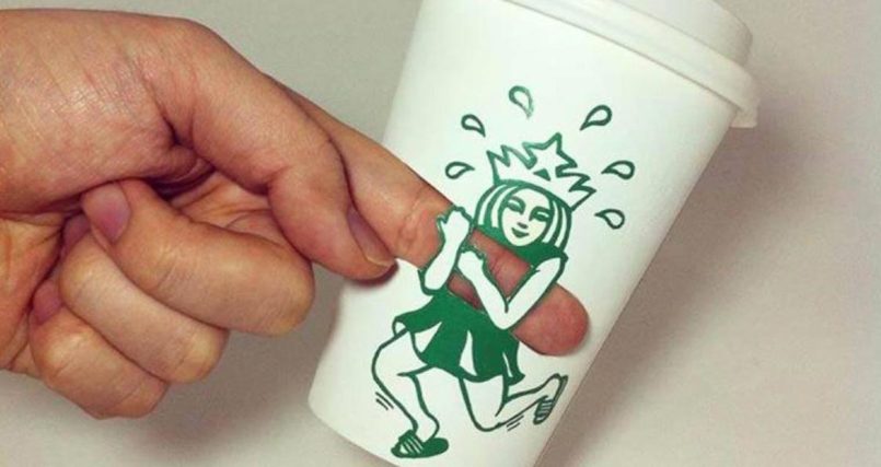 805x427 korean artist's amazing doodles imagine the secret life - Starbucks Cup Drawing