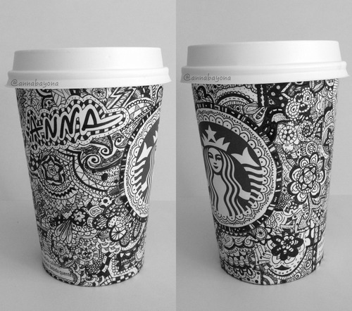 500x442 starbucks discovered - Starbucks Cup Drawing