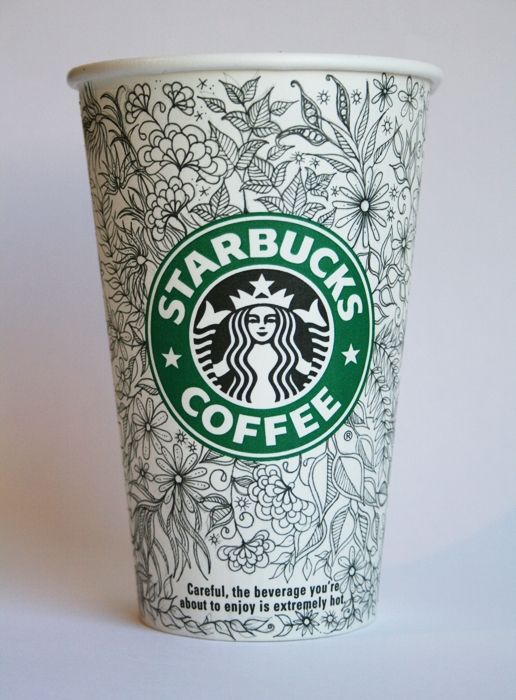 516x700  - Starbucks Cup Drawing