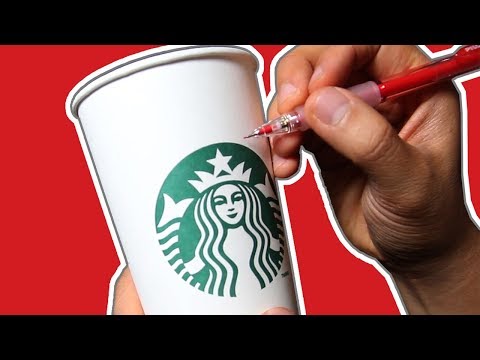 480x360 drawing the avengers on a starbucks cup - Starbucks Cup Drawing