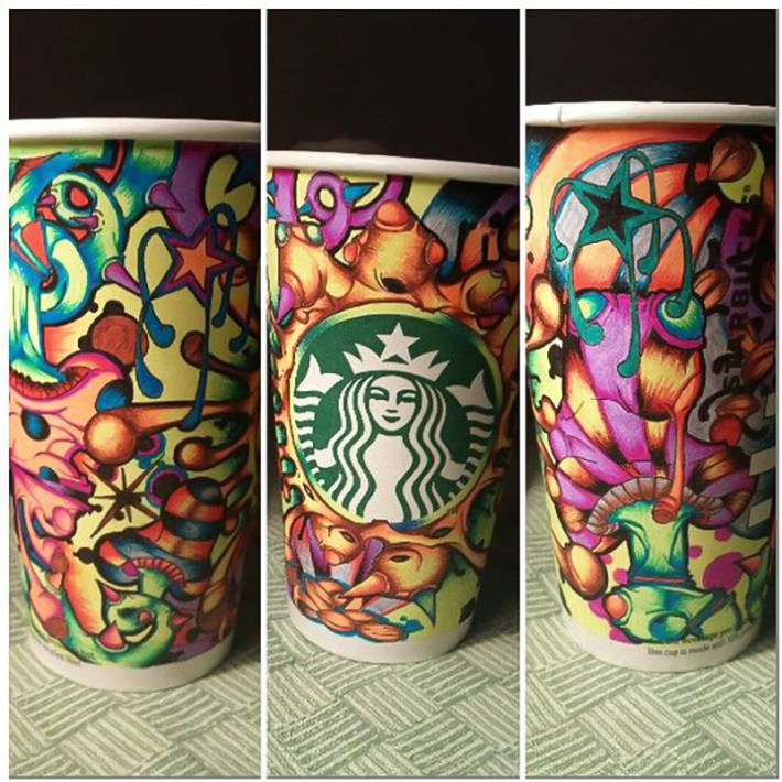 Starbucks Cup Drawing At Paintingvalley Com Explore Collection