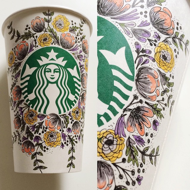 Starbucks Cup Drawing At Paintingvalley Com Explore Collection