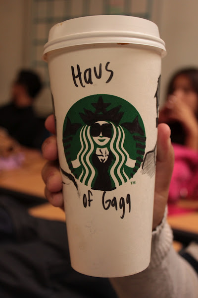 400x600 Lady Gaga Starbucks Drawing Jpegy - Starbucks Drawing