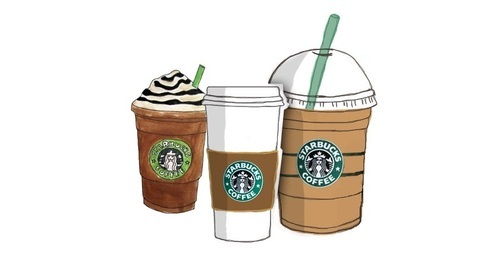500x273 starbucks drinks drawings shared - Starbucks Drawing