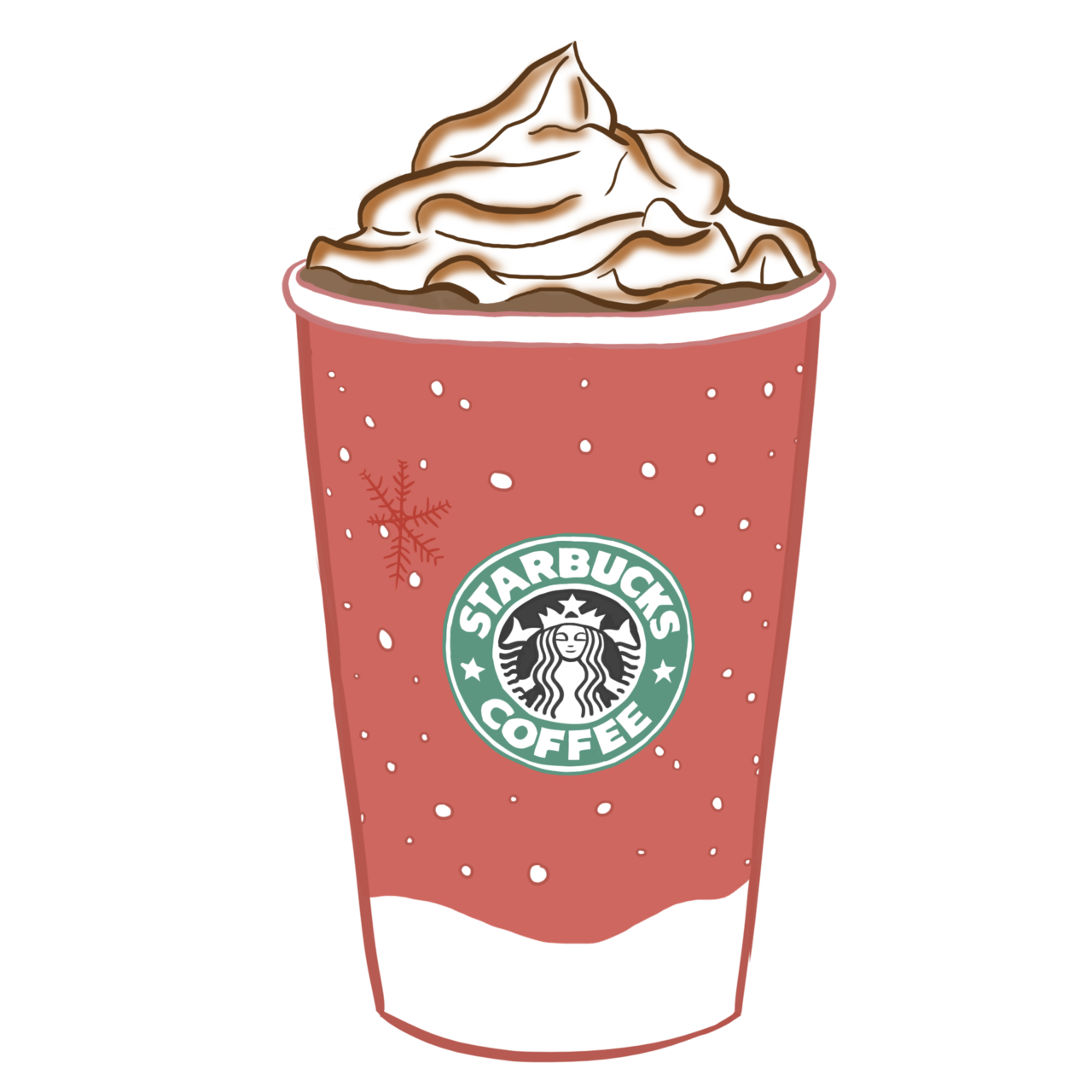1280x1280 Collection Of Free Starbucks Drawing Print Download On Ui Ex - Starbucks Drawing Tumblr