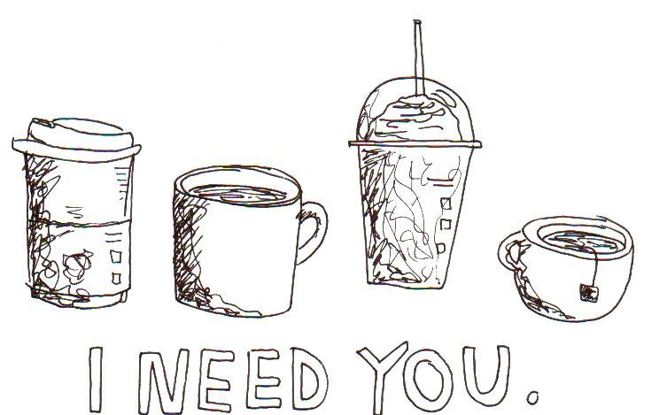 753x469 Iced Coffee Drawing Tumblr - Starbucks Drawing Tumblr